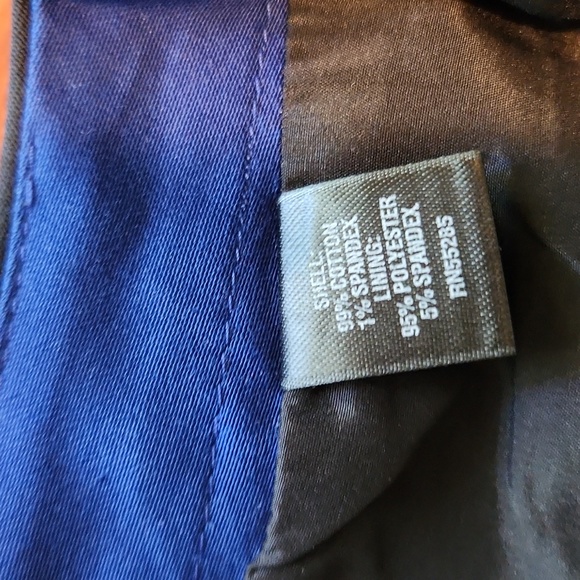 Express Design Studio black and royal blue pencil skirt size 4 - Picture 5 of 8